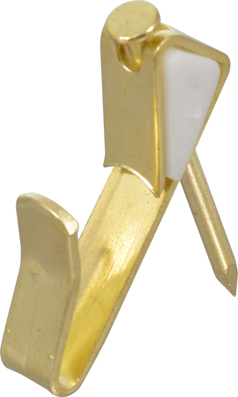 OOK 50607 Picture Hangers, Art Hangers, Brass, Reusable Picture Hooks, 20lb (30 Set) - Image 1